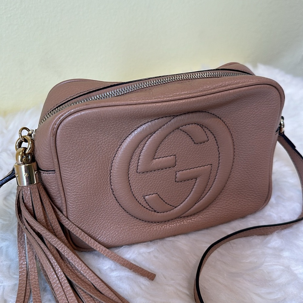 💯 Authentic Gucci Gucci Soho Disco Crossbody Bag🍀 - Picture 15 of 17